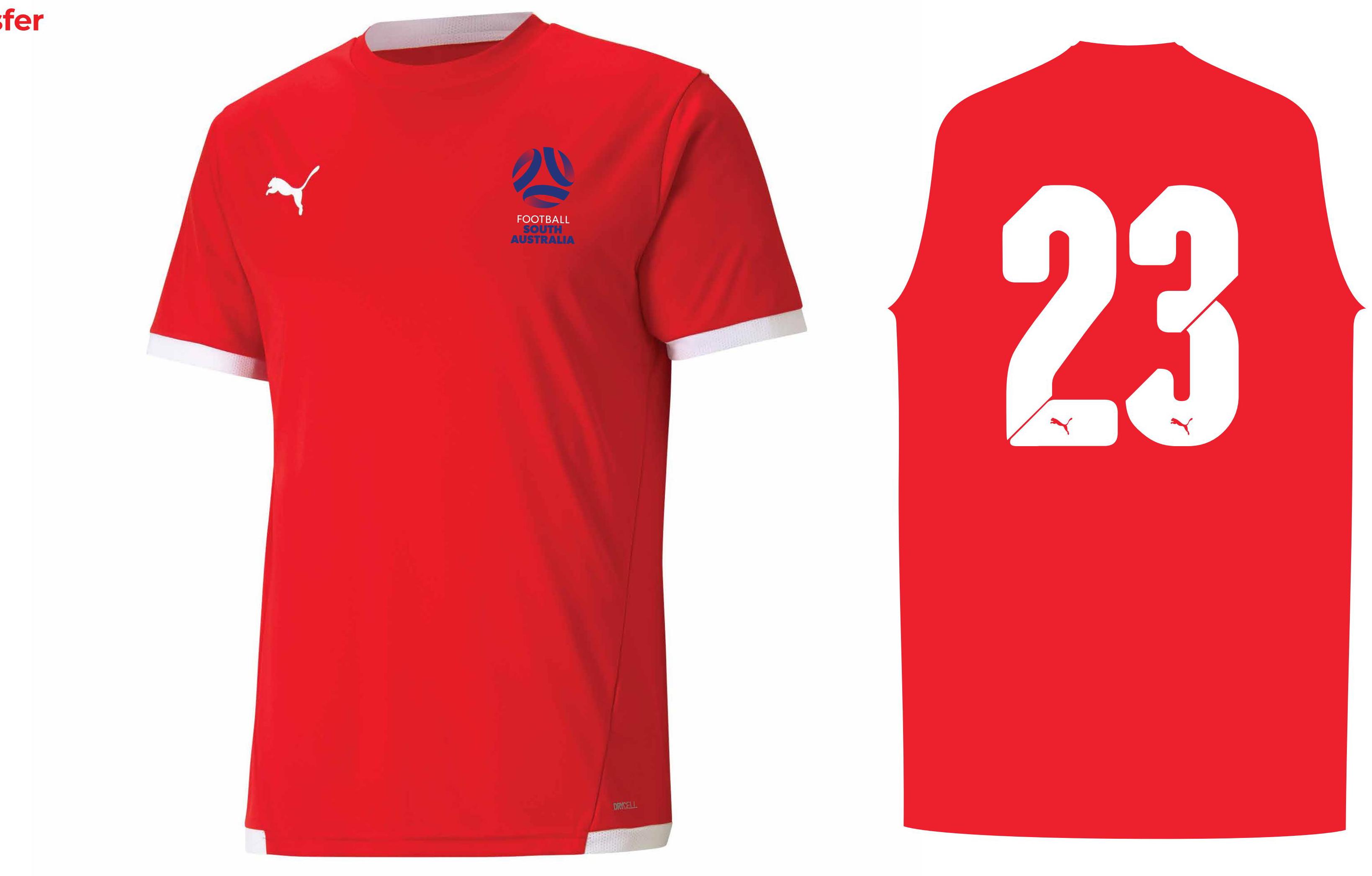 Red Team Liga Jersey w Number